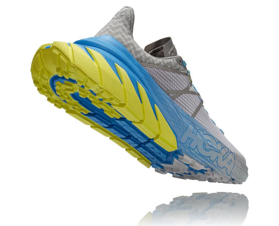 Tenis Hoka One One Trail Hombre Grises - Tennine - TABE38021